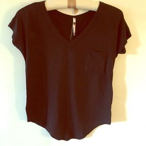 Black Tee with detailed back